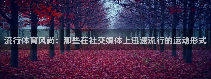 yy易游官网下载平台注册要钱吗是真的吗:流行体育风尚:那些在